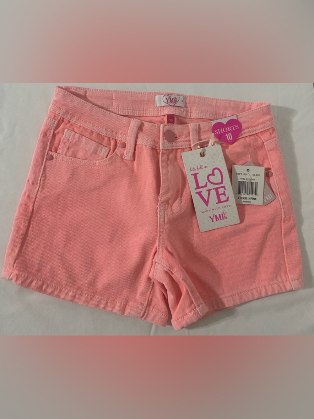 New-YMI Girl’s Shorts
 Size 10